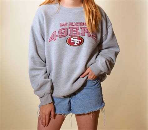 San Francisco 49ers Football vintage overszied comfy pullover ...