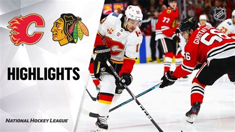 NHL Highlights Flames Blackhawks 1 7 20 YouTube