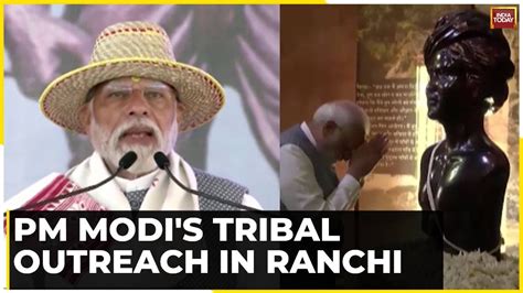 Pm Narendra Modi Pays Tribute To Tribal Icon Birsa Munda On His Birth