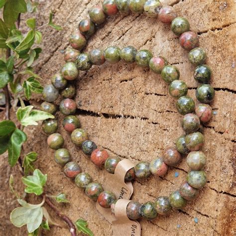 Bracelet Unakite AB Le monde d Auré