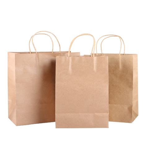 Eco Friendly Kraft Paper Bag With Twisted Handle China Kraft Paper