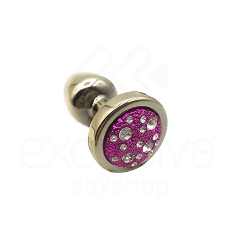 Plug Anal P Less ABS E Joia Cravejada Hard Less 14cores Exclusiva
