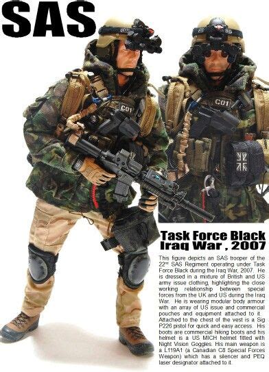 Sas Task Force Black Iraq War 2007 Militar Fotos Militares Temas