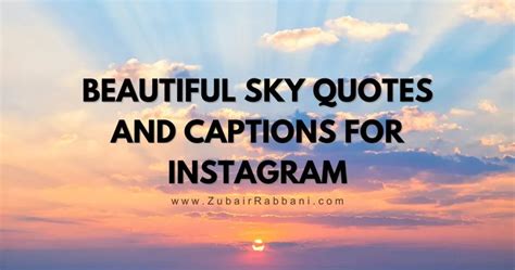 200 Beautiful Sky Quotes And Captions For Instagram 2024