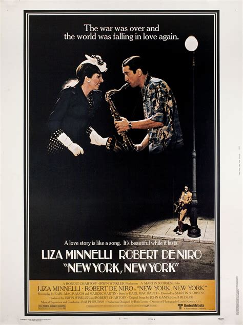 New York New York Original 1977 U S 30 By 40 Movie Poster Posteritati Movie Poster Gallery