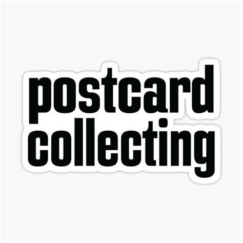 "Postcard Collecting Deltiology" Sticker for Sale by ProjectX23 | Redbubble