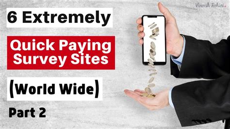 Extremely Quick Paying Survey Sites World Wide Part Vineesh