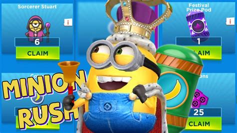 Minion Rush Festival Rewards Claim Mini Prize Pod Mk 9 Opening In