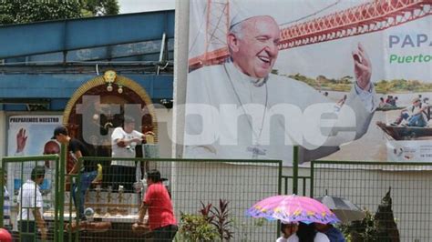 Papa Francisco en Perú Todo va quedando listo para la llegada del sumo