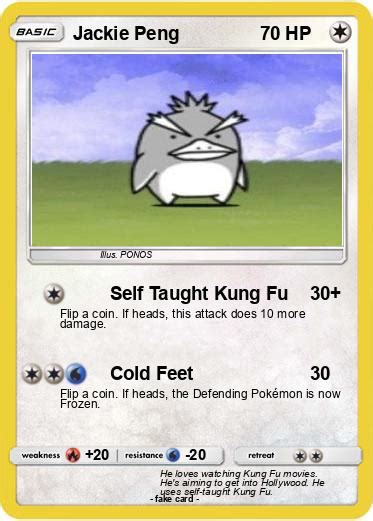 Pokémon Jackie Peng 1 1 Self Taught Kung Fu My Pokemon Card