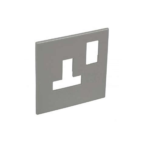 Legrand British Standard Plate Arteor For Switched Sockets 1 Gang Magnesium