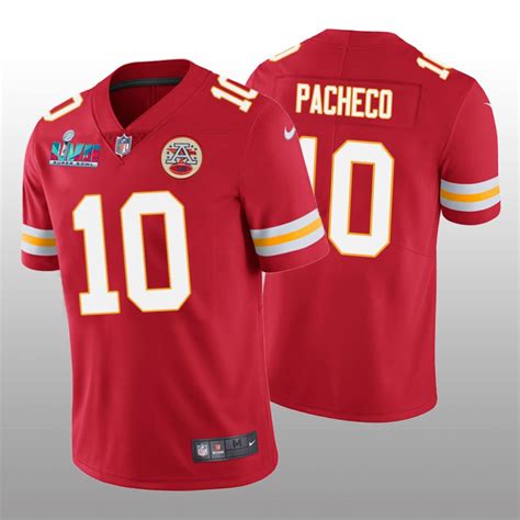 Kansas City Chiefs Isaih Pacheco Red Vapor Limited Jersey Super Bowl ...