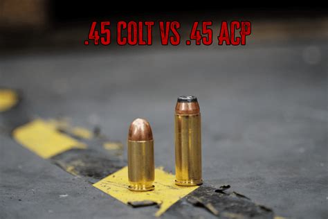 45 Colt Vs 45 ACP True Shot Ammo