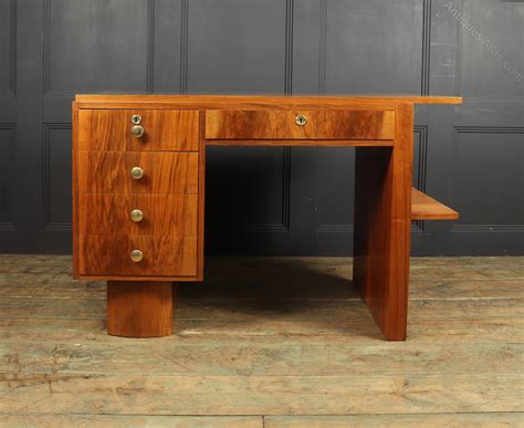 French Art Deco Desk In Walnut Antiques Atlas