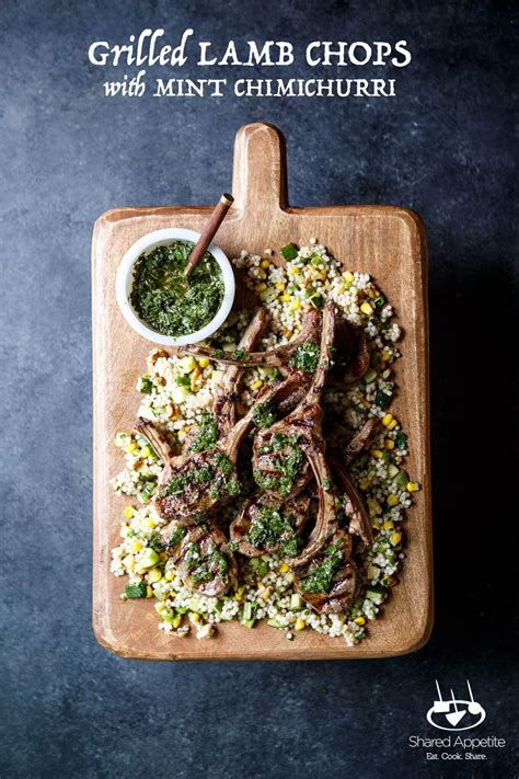 Grilled Lamb Chops With Mint Chimichurri Shared Appetite Recipe