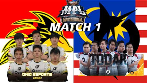 ONIC VS TODAK MATCH 1 MPL INVITATIONAL 4 NATION CUP YouTube