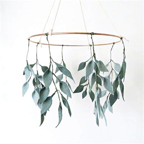 Baby Crib Mobile Hanging Mobile Willow Eucalyptus The Tsubaki