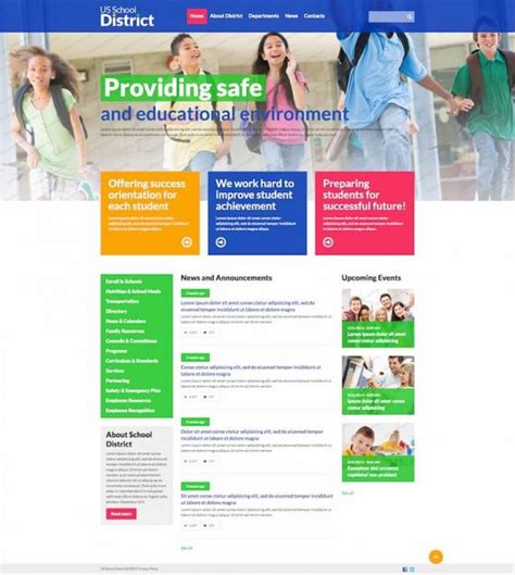 13 Best School Website Templates 2024 | BeginDot