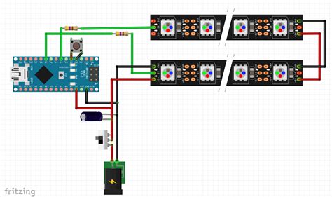 Problem with powering WS2812B - General Guidance - Arduino Forum