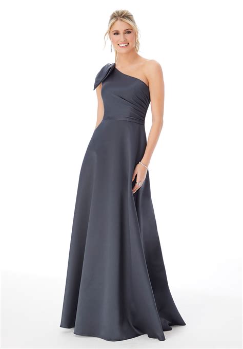 Bridesmaid Dress 21682 Satin One Shoulder