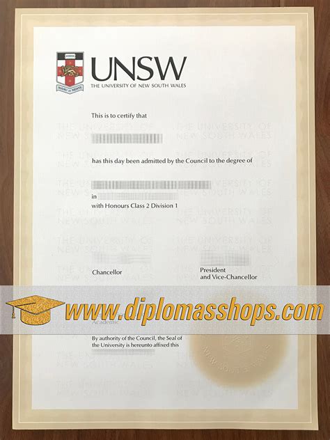 Buying Process Of Fake University Of New South Wales Diplomas