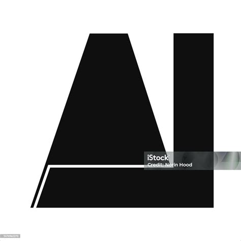 creative modern initial al la   initial stock illustration