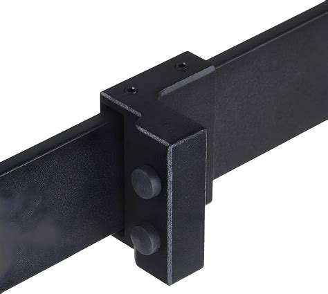 Herraje Puerta Corredera 200x0 6x4 Cm Negro B81 019