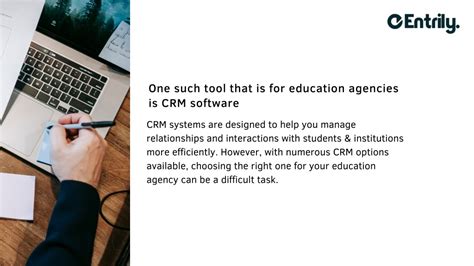 Ppt Choosing The Right Crm For Your Education Agency Entrily