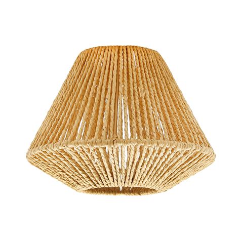 Vintage Woven Bamboo Pendant Lamp Rattan Hand Modern Retro Boho Pendant