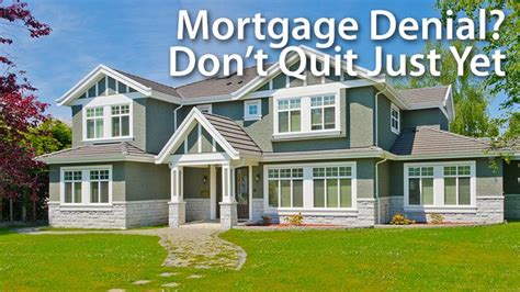 Next Steps After Mortgage Denial