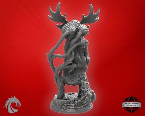 Naked Shaman Miniature Nude Druid Miniature NSFW Figure 75mm Etsy