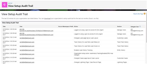 Field History Tracking Vs Setup Audit Trail Monitoring Changes In