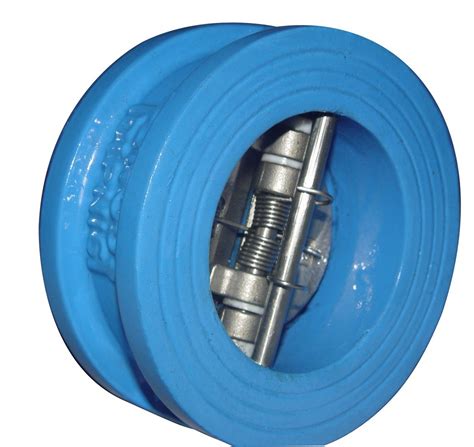 Ductile Cast Iron Wafer Type Dual Plate Double Door Check Valves Non