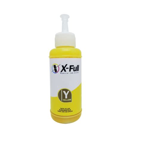 TINTA 100ML XFULL SUBLIMATICA YELLOW INFOMINGA