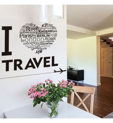 Vinilo Decorativos Pared I Love Travel Tienda De Vinilos Online