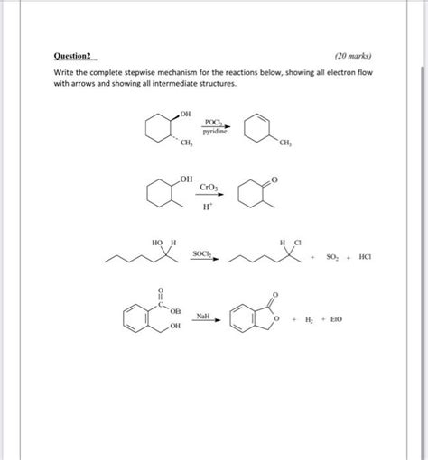 Solved Question2 20 Marks Write The Complete Stepwise Chegg