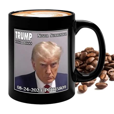 Trump Mugs And Coffee Cups Coffee Mugs Photo Mug Trump Mugshot Trump Cup Trump Coffee Cup