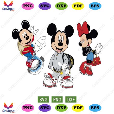 Mickey And Minnie Fashion Svg Mickey Svg Minnie Svg Fashion Disney Svg Disney Svg Disney Artofit