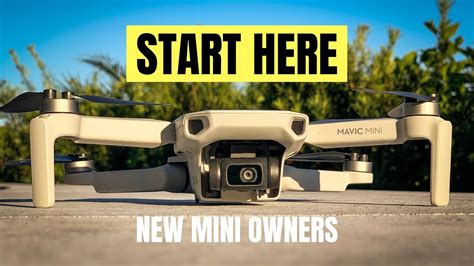 MAVIC MINI PREFLIGHT SETUP First Time DJI MAVIC MINI FULL BEGINNERS