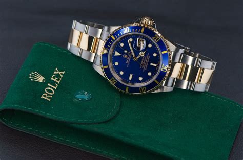 Rolex Rolex Submariner Date Bluesy K Yellow Gold Stainless Steel