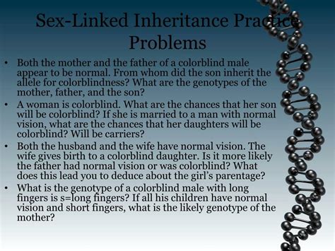 Ppt Sex Linked Inheritance Powerpoint Presentation Free Download Id4626073