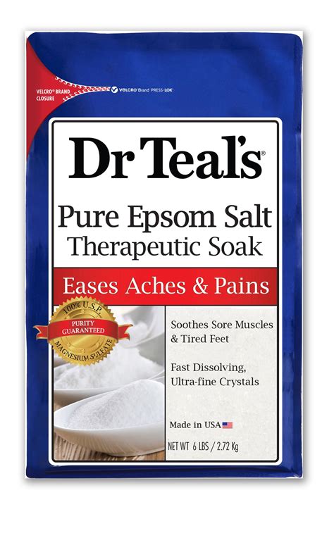 Dr Teals Pure Epsom Salt Therapeutic Soaking Solution