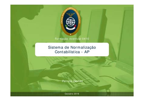 Snc Ap Occ Resumos Formação Eventual 0416 Sistema De Normalização Contabilística Ap