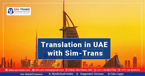 Translation In Dubai With Sim Trans Connecting Cultures And Bridges The Language Gap