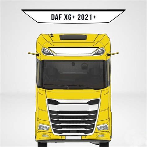 DAF XG XG LED Lichtplaat Solar Guard Exclusive Truck Parts