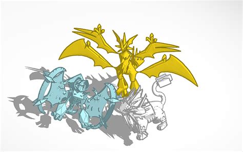 3d Design Dusk And Dawn And Ultra Necrozma Tinkercad