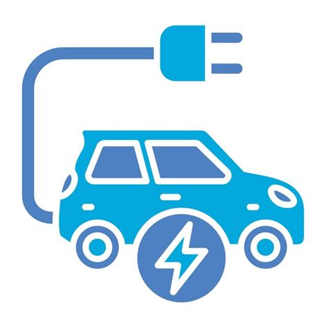 Premium Vector Electric Car Icon