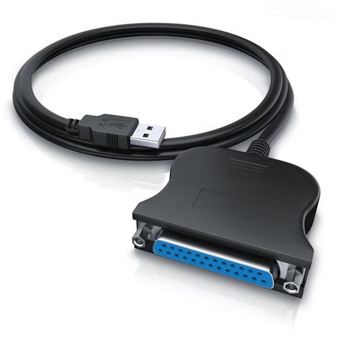 Csl Usb Adapter D Sub De 25 Zu Usb Typ A 90 Cm Usb A Auf Parallel