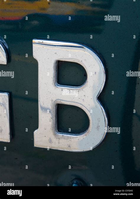 B Character Alphabet Character Letter Outside Sign Stock Photo Alamy