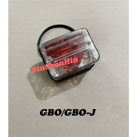 Honda Gbo Gboj Tail Lamp Assy Set Clear Albino Diamond White